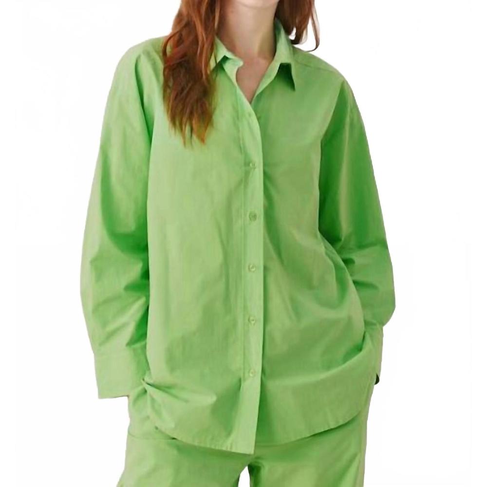 NEW PART TWO savanna shirt in grass green